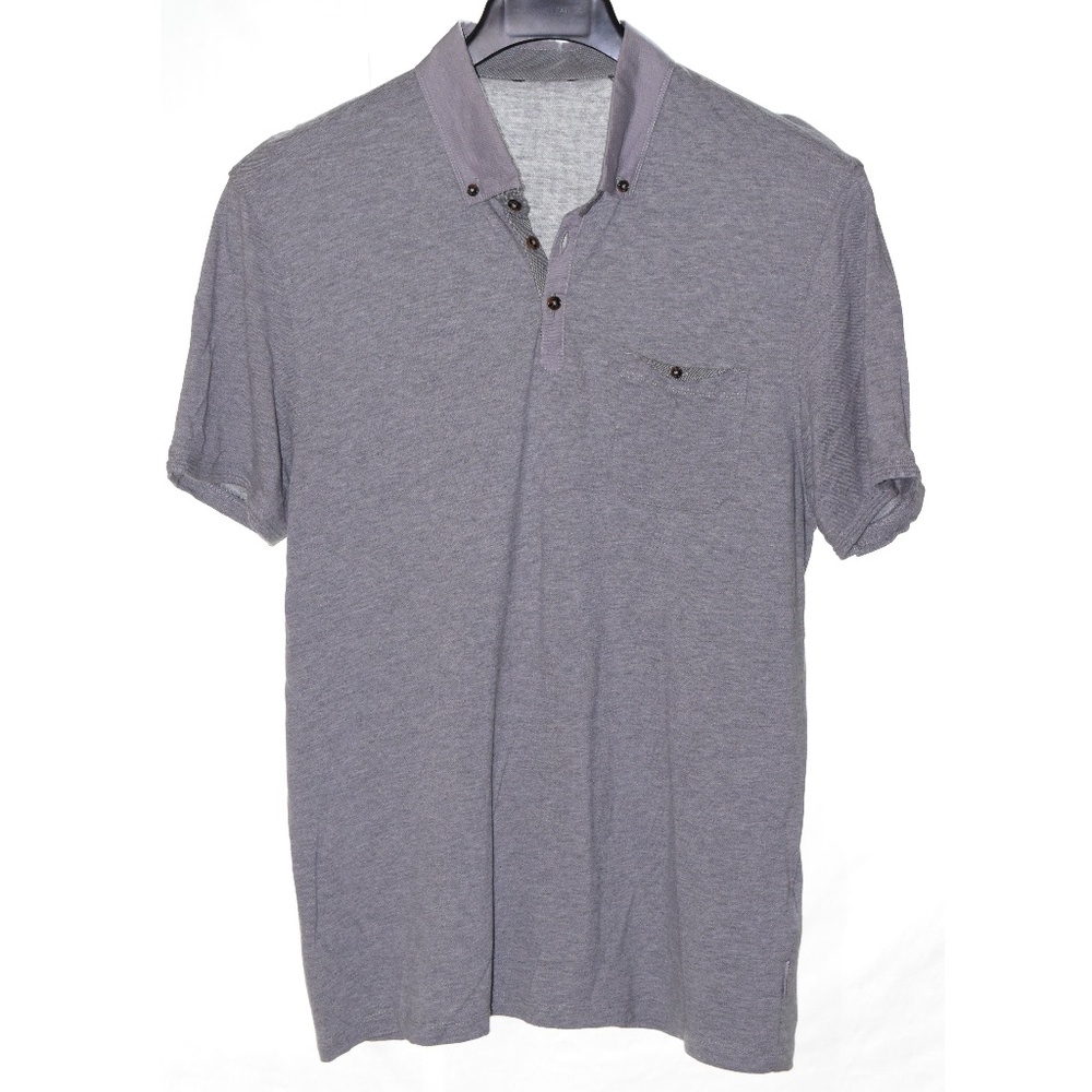 Ted Baker (Medium) Gray Polo Shirt